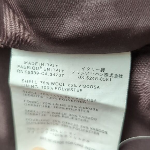 Miu Miu mocha brown authentic longline zipup floral embroidered wool coat eu36 - Picture 8 of 15